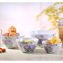 (BC-MB1035) High Quality Reusable Imitation Porcelain Melamine Bowl Set